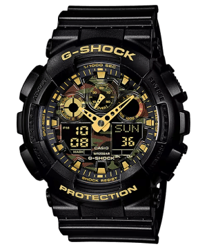 G-Shock GA100CF1A9 GA-100 Sports Black Band G-Shock GA100CF1A9 GA-100 Sports Black Band