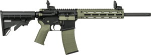 Tippmann Arms A101228 M4 LTE MSR 22 LR 25+1 16" Black Parkerized Threaded Barrel OD Green Aluminum Receiver w/Picatinny Rail M-LOK Handguard Black Adj CAR15 Polymer Stock OD Green Gen2 Grip Right Hand