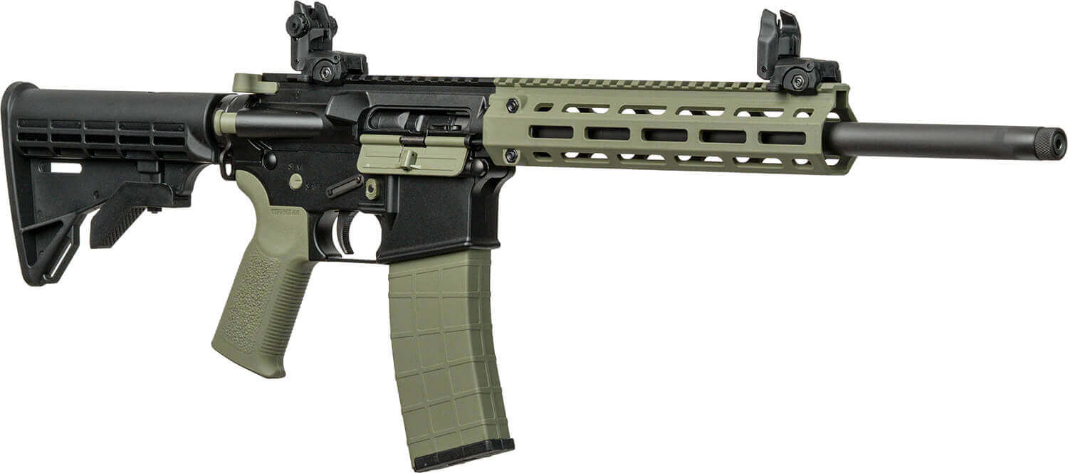 Tippmann Arms A101228 M4 LTE MSR 22 LR 25+1 16" Black Parkerized Threaded Barrel OD Green Aluminum Receiver w/Picatinny Rail M-LOK Handguard Black Adj CAR15 Polymer Stock OD Green Gen2 Grip Right Hand - Image 3