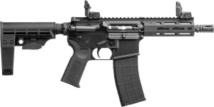 Tippmann Arms A101042 M4 Micro Elite 22 LR 25+1 7" Black Parkerized Threaded Barrel Black Parkerized Receiver w/Picatinny Rail M-LOK Handguard Black T5 Arm Brace Black Gen2 Grip Right Hand