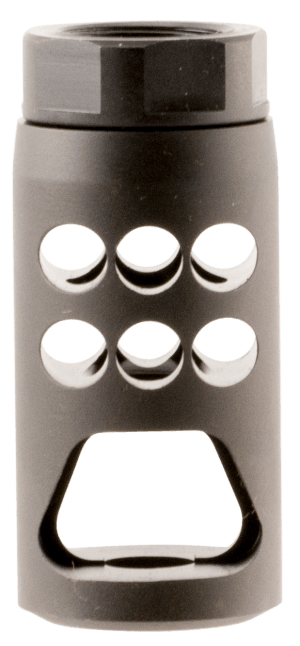 Ruger 90590 Hybrid Muzzle Brake Ruger Precision 7.62x51mm NATO Black Matte Steel with 5/8"-24 tpi Threads  2.20" OAL & 1" Diameter