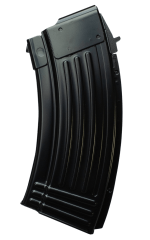 Global Ordnance LLC 810091157428 20rd Fully Ribbed 7.62x39mm Fits AK-47 Black Steel