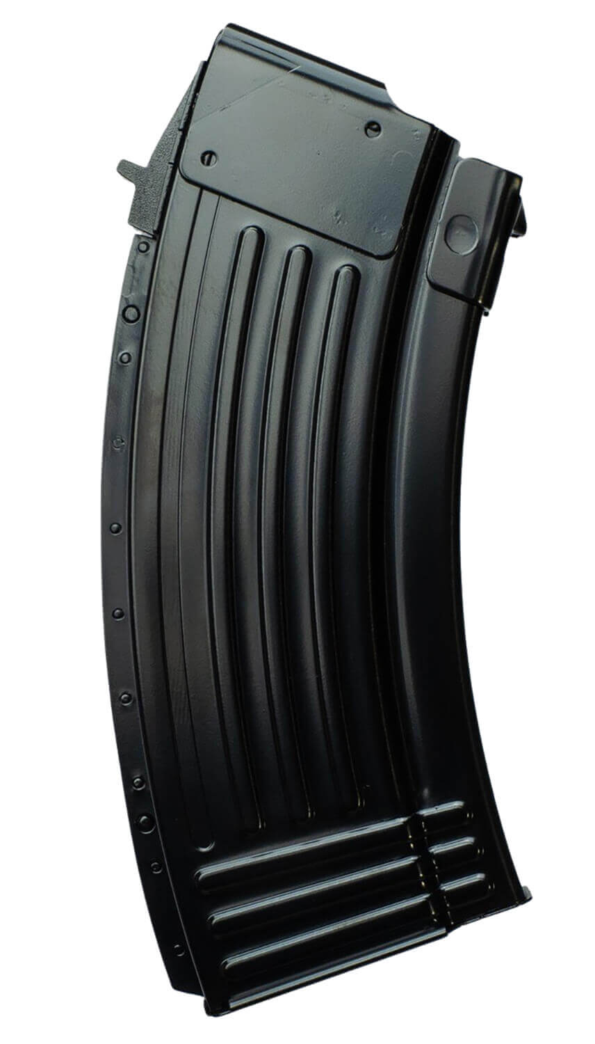 Global Ordnance LLC 810091157428 20rd Fully Ribbed 7.62x39mm Fits AK-47 Black Steel - Image 2