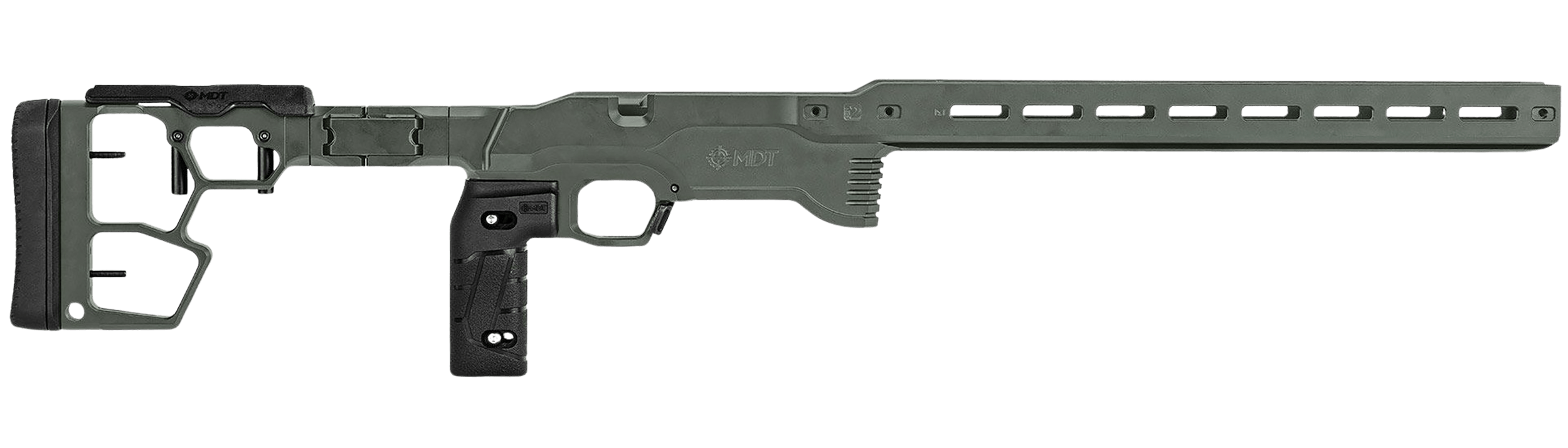 Mdt Sporting Goods Inc 116079CCG ACC Premier Gen2 Chassis Cerakote Charcoal Green Aluminum Fits Ruger American Rimfire 34.40″ OAL Mdt Sporting Goods Inc 116079CCG ACC Premier Gen2 Chassis Cerakote Charcoal Green Aluminum Fits Ruger American Rimfire 34.40″ OAL