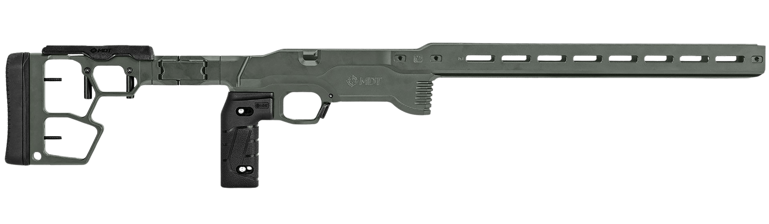 Mdt Sporting Goods Inc 114882CCG ACC Premier Gen2 Chassis System Cerakote Charcoal Green Aluminum Fits Ruger American Rimfire Right Hand Mdt Sporting Goods Inc 114882CCG ACC Premier Gen2 Chassis System Cerakote Charcoal Green Aluminum Fits Ruger American Rimfire Right Hand