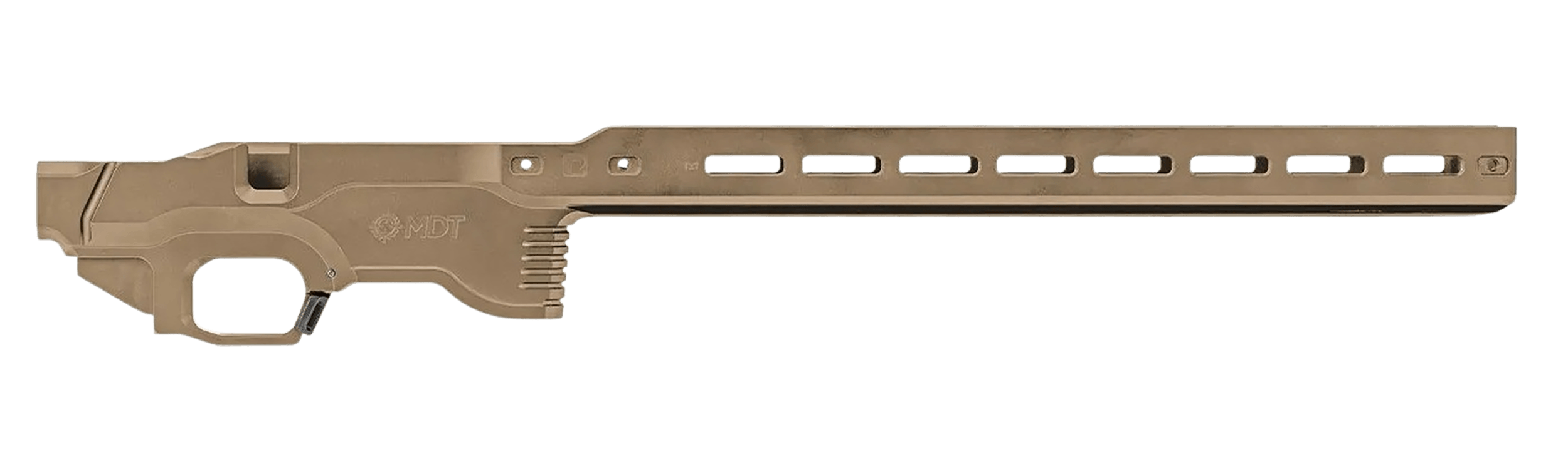 Mdt Sporting Goods Inc 114881FDE ACC Premier Gen2 Chassis Base Cerakote Flat Dark Earth Aluminum Fits Ruger American Rimfire Right Hand Mdt Sporting Goods Inc 114881FDE ACC Premier Gen2 Chassis Base Cerakote Flat Dark Earth Aluminum Fits Ruger American Rimfire Right Hand