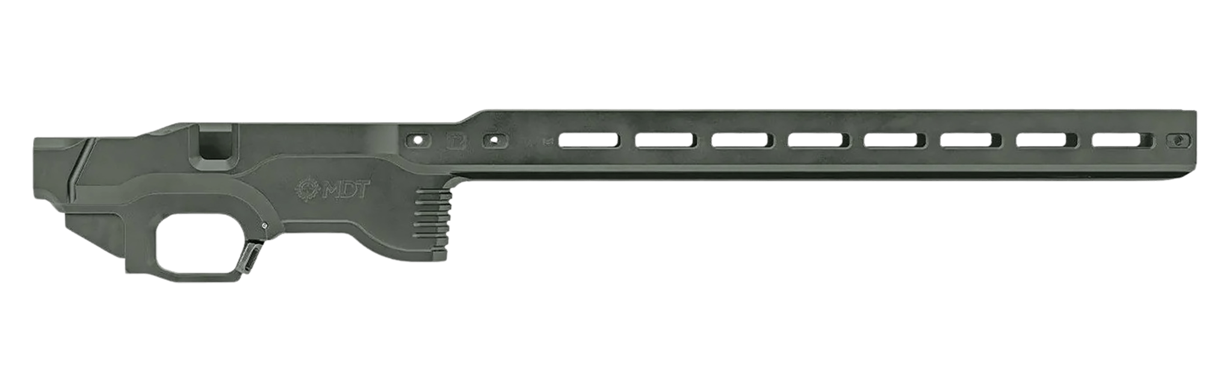 Mdt Sporting Goods Inc 114881CCG ACC Premier Gen2 Chassis Base Cerakote Charcoal Green Aluminum Fits Ruger American Rimfire Right Hand Mdt Sporting Goods Inc 114881CCG ACC Premier Gen2 Chassis Base Cerakote Charcoal Green Aluminum Fits Ruger American Rimfire Right Hand