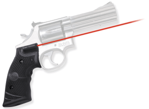 Crimson Trace 011280 LG-307 Lasergrips Black Red Laser Smith & Wesson K & L Frames Square Butt