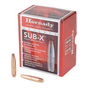 Hornady 33394 Sub-X  338Cal 307gr 50 Per Box/15Case