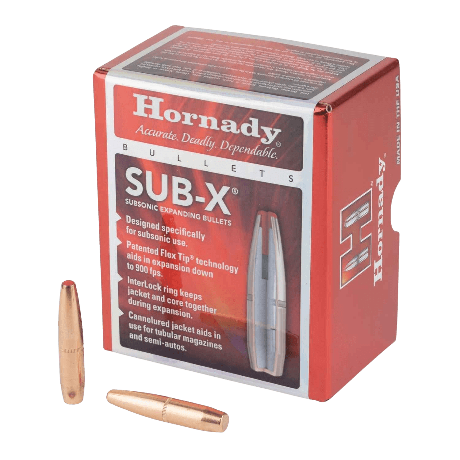 Hornady 33394 Sub-X 338Cal 307gr 50 Per Box/15Case Hornady 33394 Sub-X 338Cal 307gr 50 Per Box/15Case