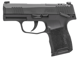 Sig Sauer 3659BXR3PMSSLCA P365 *CA Compliant 9mm Luger 10+1 3.10" Black Nitron Stainless Steel Optic Ready/Serrated Slide  Black Polymer Frame w/Accessory Rail  Black Polymer Grip