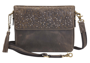 Gun Tote'n Mamas/Kingport GTMCZY22 Clutch Purse  Brown Leather Cross-Body/Clutch Bag