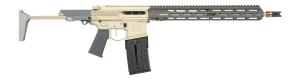 Q LLC  Honey Badger *CA Compliant 5.56 NATO 16" Clear Anodized Cerakote Aluminum Receiver w/Picatinny Rail  M-LOK Handguard  Black Polymer Stock  Black Polymer Grip