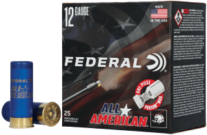 Federal FAA12H75 All-American  12Gauge 2.75″ 1 1/8oz 7.5Shot 25 Per Box/10 Case