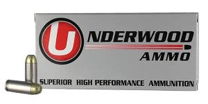 Underwood Ammo 241 10mmAuto 180gr Full Metal Jacket Flat Nose 50 Per Box/10 Case Underwood Ammo 241 10mmAuto 180gr Full Metal Jacket Flat Nose 50 Per Box/10 Case