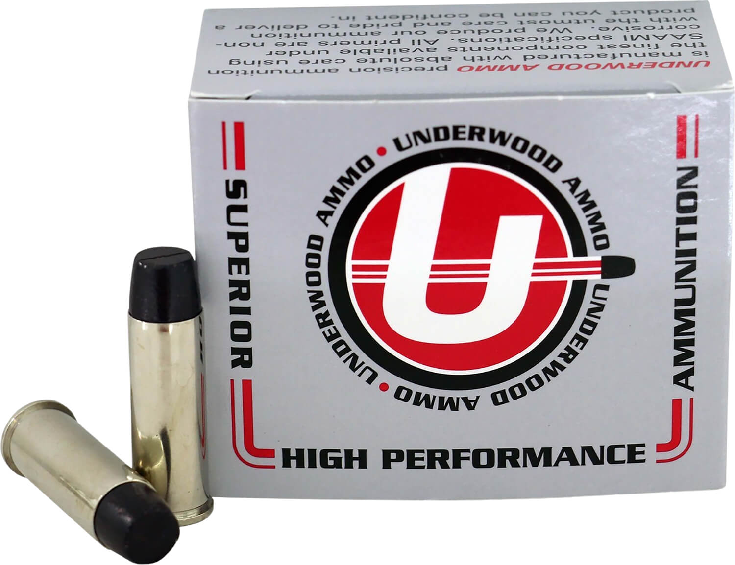 Underwood Ammo 723 Gas Check 44RemMag 305gr Hard Cast Long Wide Nose 20 Per Box/10 Case Underwood Ammo 723 Gas Check 44RemMag 305gr Hard Cast Long Wide Nose 20 Per Box/10 Case