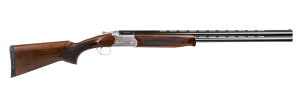 Girsan  Balikli Blue Label 410 Bore Break Open 2.50″ 2rd 26″ Blue Polished Over/Under Vent Rib Barrel  Engraved Silver Aluminum Receiver  Fixed Turkish Walnut Stock  5 Mobil Chokes