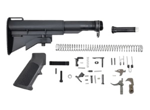 Dpms Panther Arms DP51655141530 CAR-15 Lower Build Kit AR-15 Black A2 Grip Fiberlite Buttstock Dpms Panther Arms DP51655141530 CAR-15 Lower Build Kit AR-15 Black A2 Grip Fiberlite Buttstock