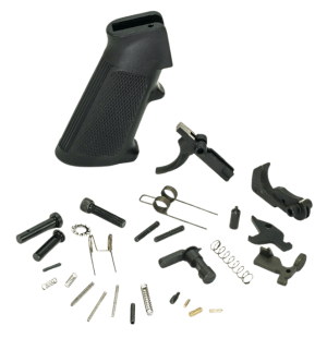 White Label Armory WLA-LOW-1017-01 Pistol Lower Parts Kit For AR-15 Black