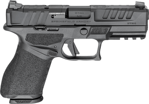 Springfield Armory EC9409BCAU Echelon *CA Compliant Compact Frame 9mm Luger 10+1 4" Black Melonite Barrel & Steel Optic Ready/Serrated Slide  Black Polymer Frame w/Picatinny Rail  Textured Grip  Ambidextrous