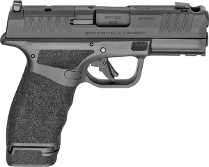 Springfield Armory HCP9379BOSPCACOMP Hellcat Pro OSP *CA Compliant Compact Frame 9mm Luger 10+1 3.70" Black Melonite Steel Barrel & Optic Ready/Serrated Slide  Black Polymer Frame w/Picatinny Rail  Textured Grip