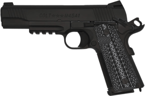 Colt Mfg O1070CQBB Custom Carry CQB 45 ACP 7+1 5" National Match Barrel  Carbon Steel Frame w/Picatinny Rail