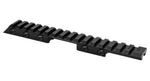 Warne 7757M  Picatinny Rail 11mm Dovetail Black Aluminum Fits CZ 457 15 MOA