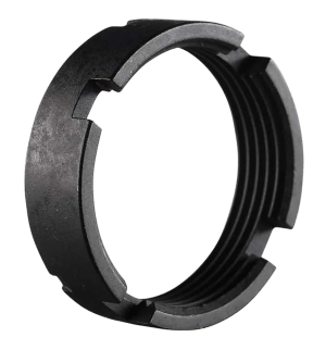 Luth-ar CS-02 Carbine Lock Ring/Castle Nut Black Steel Luth-ar CS-02 Carbine Lock Ring/Castle Nut Black Steel