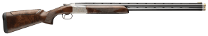 Browning 0183493003 Citori 825 Golden Clays Sporting 12 Gauge Break Open 3" 2rd 30" Blued Over/Under Vent Rib Barrel  Silver Nitride Engraving w/Gold Accents Steel Receiver  Adj Comb Grade V/VI Gloss Black Walnut Stock