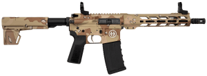 Hi-Point HP15P-556DS HP 15P 5.56 NATO 30+1 10.50" Black Threaded Barrel  Desert Storm/Chocolate Chip pattern Aluminum Receiver w/Picatinny Rail  M-LOK Handguard  Blade Black Polymer Brace  Black B5 P Type 23 Grip