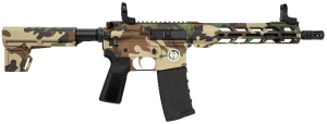 Hi-Point HP15P-556M81 HP 15P 5.56 NATO 30+1 10.50" Black Threaded Barrel  M81 Woodland Camo Aluminum Receiver w/Picatinny Rail  M-LOK Handguard  Blade Polymer Brace  Black B5 P Type 23 Grip