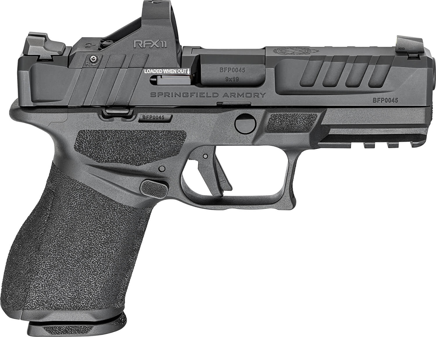 Springfield Armory EC9409BCACOMPPAC Echelon Comp Gear Pac *CA Compliant 9mm Luger 10+1 4″ Black Melonite Ported Barrel & Steel Integrated Compensator/Optic Ready/Serrated Slide Black Polymer Frame w/Picatinny Rail Textured Grip Viridian RFX-11 Springfield Armory EC9409BCACOMPPAC Echelon Comp Gear Pac *CA Compliant 9mm Luger 10+1 4″ Black Melonite Ported Barrel & Steel Integrated Compensator/Optic Ready/Serrated Slide Black Polymer Frame w/Picatinny Rail Textured Grip Viridian RFX-11