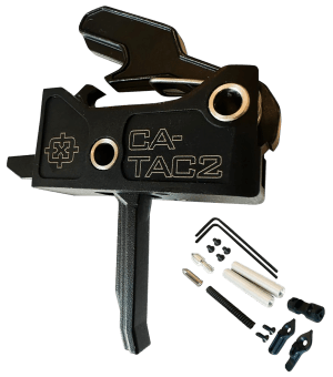 Cross Armory CRAR15TDIBK Tac 2 Flat Faced Black Two-Stage Drop-In Cross Armory CRAR15TDIBK Tac 2 Flat Faced Black Two-Stage Drop-In