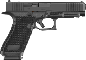 Glock P61750203 G17 Gen6 Full Size 9mm Luger 17+1 4.49" Black GMB Barrel  Black nDLC Steel Optic Ready/Serrated Slide  Black Polymer Frame w/Accessory Rail  Interchangeable Backstrap Grip  Ambidextrous