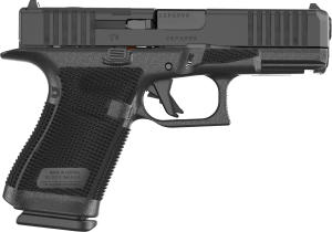 Glock P61950203 G19 Gen6 9mm Luger 15+1 4.02" Black GMB Barrel & Optic Ready/Serrated Slide  Black Polymer Frame w/Accessory Rail  Interchangeable Backstrap Grip  Ambidextrous