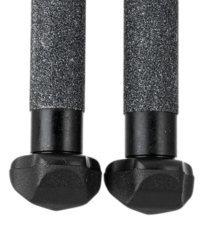 Mdt Sporting Goods Inc 114027BLK CKYE-POD Rubber Feet Black Aluminum/Rubber Standard