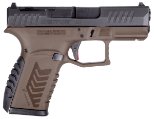 Derya Firearms DY9Z.TTMB.TR DY9Z  Micro Compact 9mm Luger 15+1 3.50" Black Melonite Alloy Steel Barrel & Optic Ready/Serrated Slide  Midnight Bronze Polymer Frame w/Accessory Rail  Interchangeable Backstrap Grip  RMSc Footprint