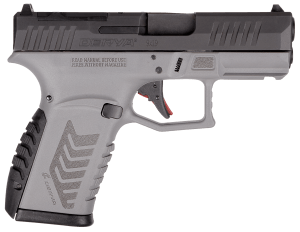 Derya Firearms DY9Z.TTGF.TR DY9Z  Micro Compact 9mm Luger 15+1 3.50" Black Melonite Alloy Steel Barrel & Optic Ready/Serrated Slide  Gray Polymer Frame w/Accessory Rail  Interchangeable Backstrap Grip  RMSc Footprint