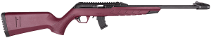 Derya Firearms TM22.STAN.BC.18 TM22 Standard Full Size 22 LR 10+1 18" Black Target Barrel  Black Anodized Aluminum Receiver w/Picatinny Rail  Black Cherry Adjustable Polymer Stock