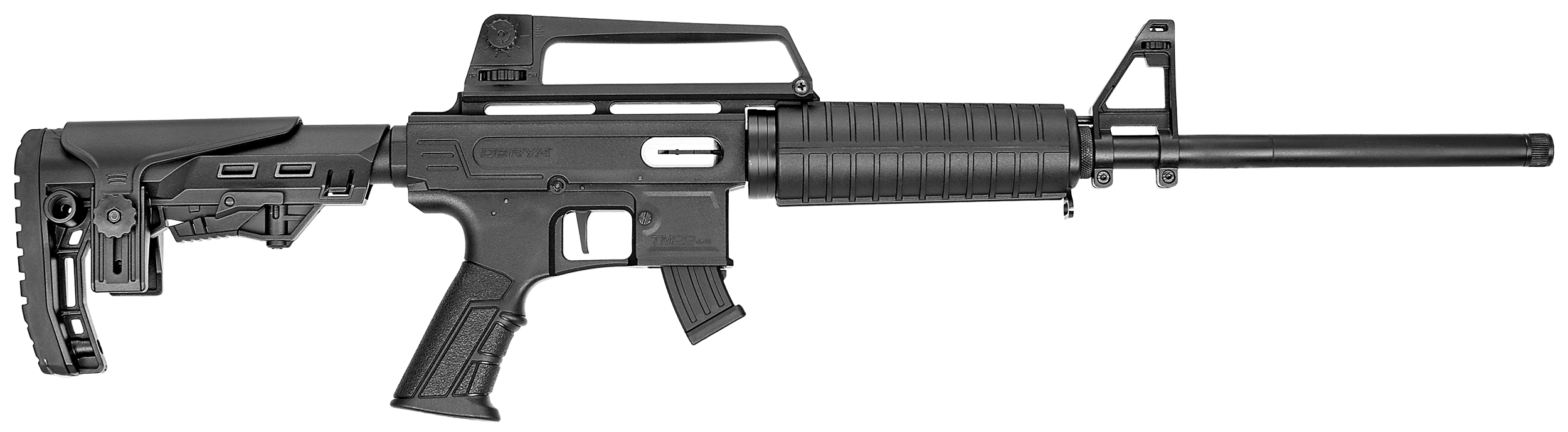 Derya Firearms TM22.FEAT.18 TM22 Feather 22 LR 10+1 18″ Black Threaded Barrel Black Anodized Aluminum Receiver w/Picatinny Rail Black Adjustable Polymer Stock Black Polymer Grip Derya Firearms TM22.FEAT.18 TM22 Feather 22 LR 10+1 18″ Black Threaded Barrel Black Anodized Aluminum Receiver w/Picatinny Rail Black Adjustable Polymer Stock Black Polymer Grip