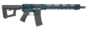 Diamondback DB1717K252 DB15  5.56 NATO 30+1 16" Black Nitride Threaded Barrel  Jesse James Blue Cerakote Aluminum/Carbon Receiver w/Picatinny Rail  M-LOK Handguard  Magpul PR Carbine Black Polymer Stock  Black Magpul Grip