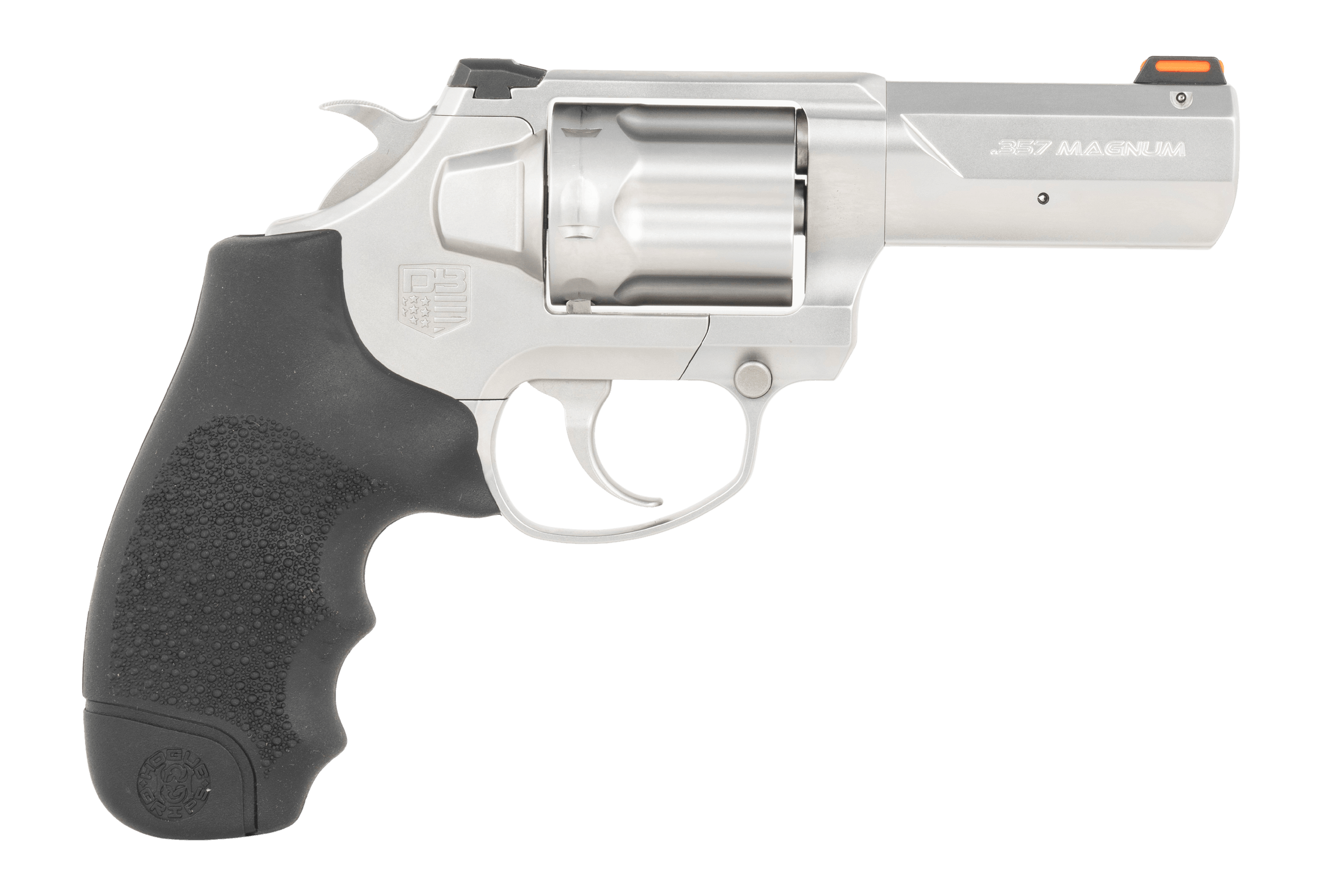 Diamondback DB0700S713 SDR DA/SA 357 Mag/38 Special +P 6 Shot 3" Glass Bead Stainless Steel Barrel Cylinder & Frame Black Hogue Rubber Grip Exposed Hammer