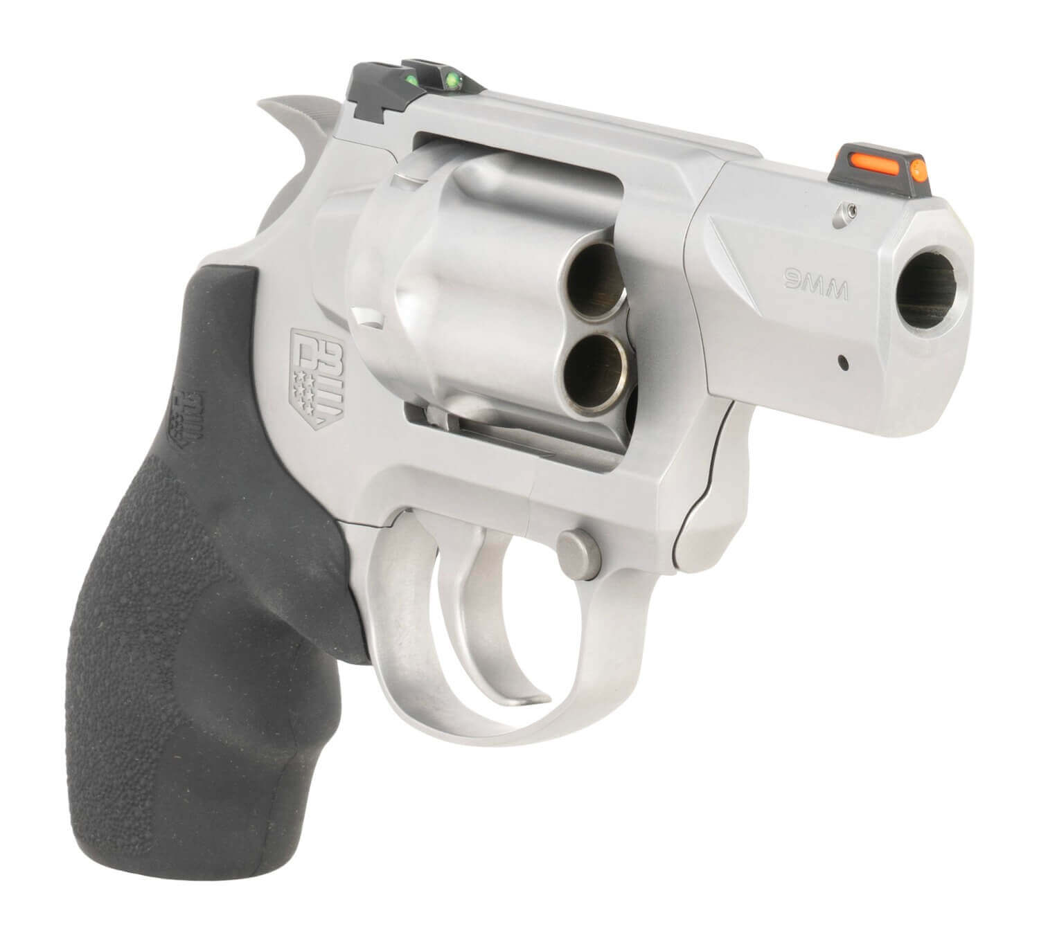 Diamondback DB0700P711 SDR Small 9mm Luger 6 Shot 2" Glass Bead Stainless Steel Barrel Cylinder & Frame Black Hogue Rubber Grip Exposed Hammer - Image 3