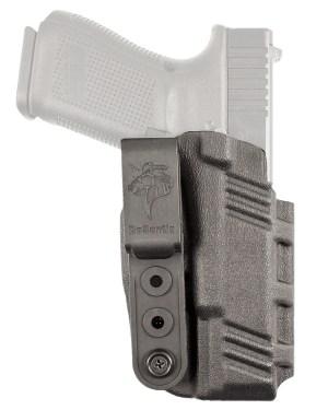 DeSantis Gunhide 137KJA09Z0 Slim-Tuk  IWB Black Kydex Fits S&W Shield X Ambidextrous