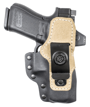 DeSantis Gunhide 230KJ1LZ0 Hyeye  IWB Black Kydex Compatible w/ Glock 19/23/32/45/19x/19 Gen 5 Ambidextrous
