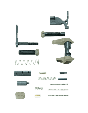 Timber Creek Outdoors ARLPKFDE AR Lower Parts Kit Flat Dark Earth Aluminum