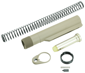 Timber Creek Outdoors ARBTKFDE Buffer Tube Kit  Flat Dark Earth AR-15/AR Style