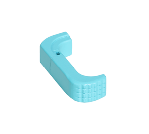 Timber Creek Outdoors GL43XEMRRE Glock 43X Extended Magazine Release Anodized Robin’s Egg Blue Aluminum