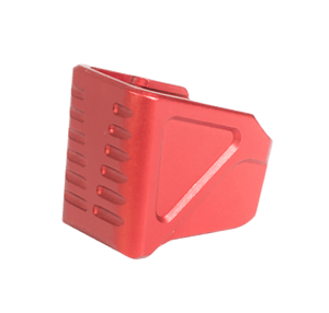 Timber Creek Outdoors GLMEPR Glock 17/19 Magazine Extension Plate Red Aluminum