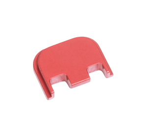 Timber Creek Outdoors GLSCPR Glock 17/19 Slide Cover Plate Red Aluminum
